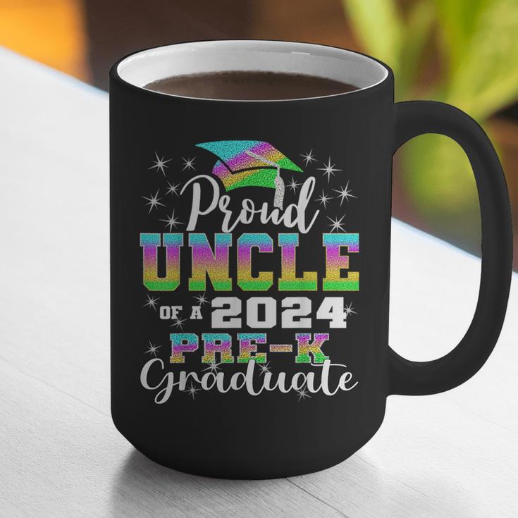 Proud Uncle Of PreK School Graduate 2024 Graduation Uncle Graphic Print Coffee Mug