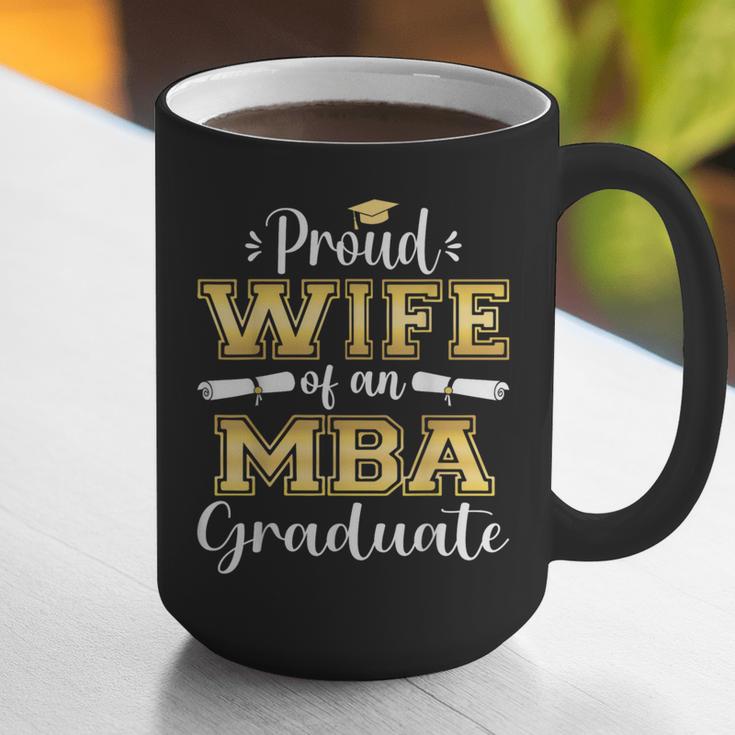 Proud Wife Of 2023 Class MBA Graduate Family Graduation Graphic Print Coffee Mug