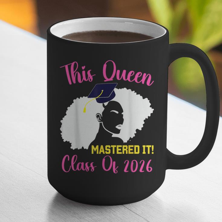 This Queen Mastered It Masters Graduation Class Of 2026 Graphic Print Coffee Mug
