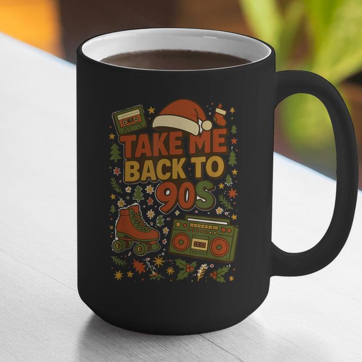 Retro 90s 80s Baby Christmas Holiday Nostalgia Graphic Print Coffee Mug