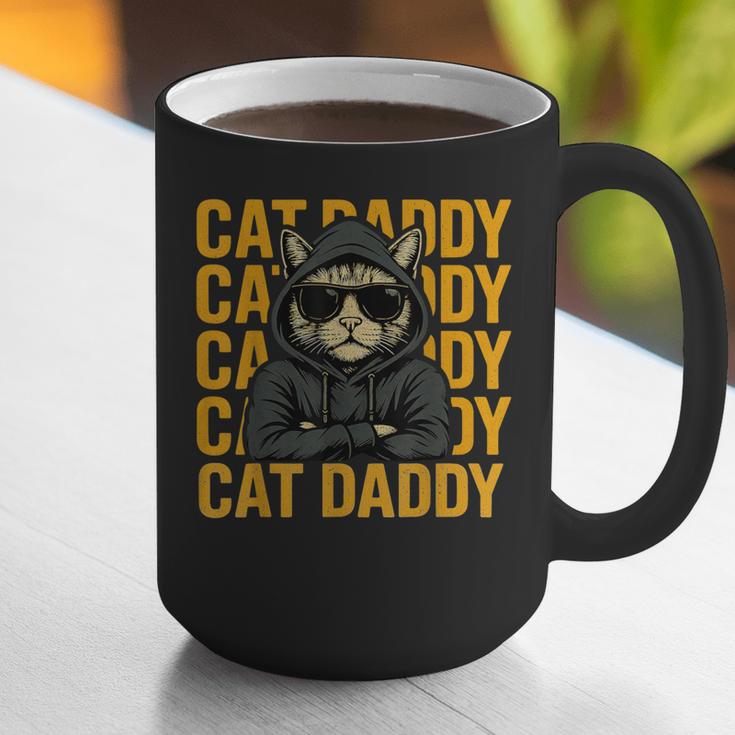 Retro Cat Daddy Style Animal For Men Women Kid Boy Girl Graphic Print Coffee Mug