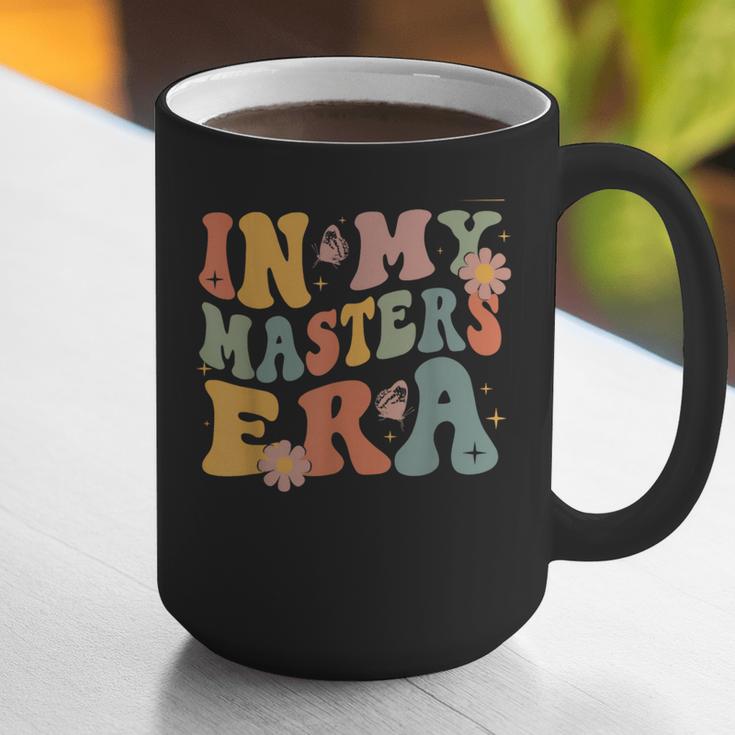 Retro Groovy In My Master's Degree Era Graduation Master Graphic Print Coffee Mug