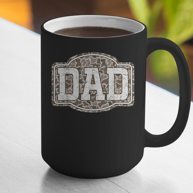 Retro Old Camo Dad Camouflage Hunting Season Father's Day Graphic Print Coffee Mug