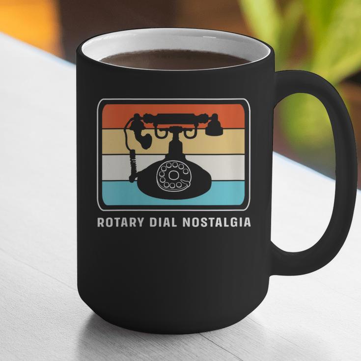 Retro Rotary Dial Nostalgia Dial Phone Graphic Print Coffee Mug