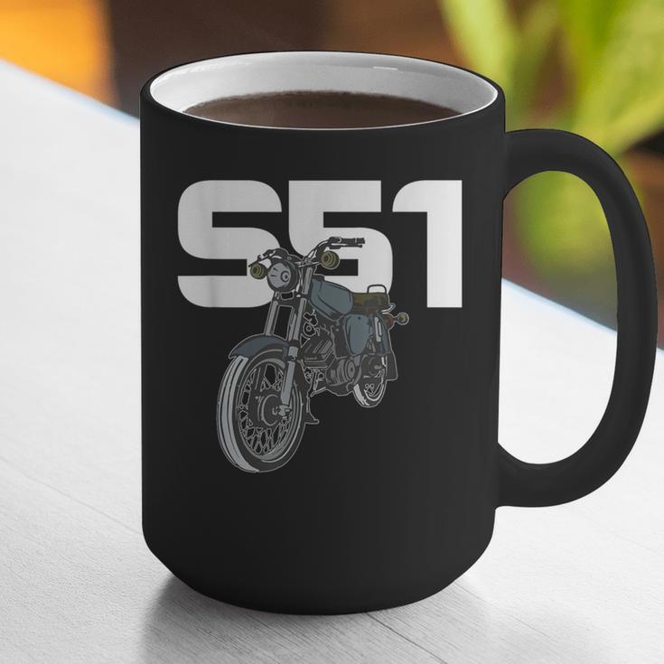 Retro Simme Moped Nostalgia Eastern Block Schwalbe Driver DDR Graphic Print Coffee Mug