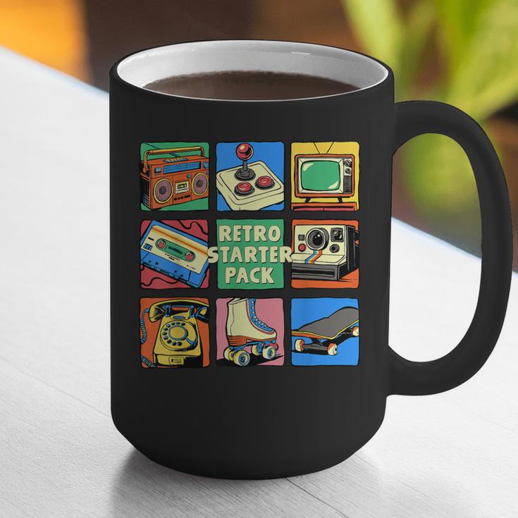Retro Starter Pack 80s 90s Vintage Nostalgia Cassette Tape Graphic Print Coffee Mug Retro Starter Pack 80s 90s Vintage Nostalgia Cassette Tape Graphic Print Coffee Mug
