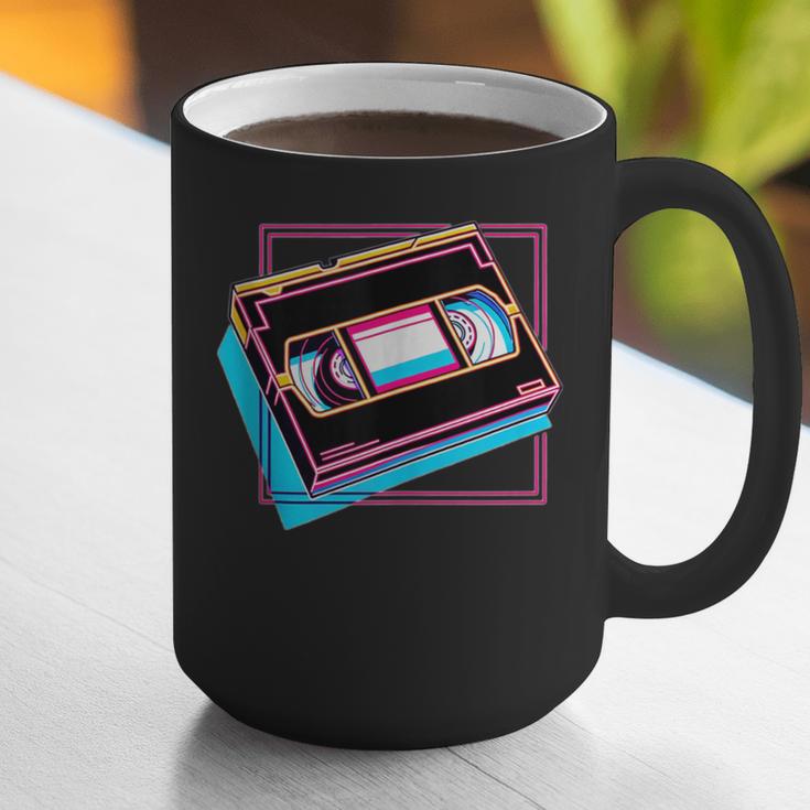 Retro VHS Vaporwave Video Cassette Nostalgia Geek Chic Graphic Print Coffee Mug