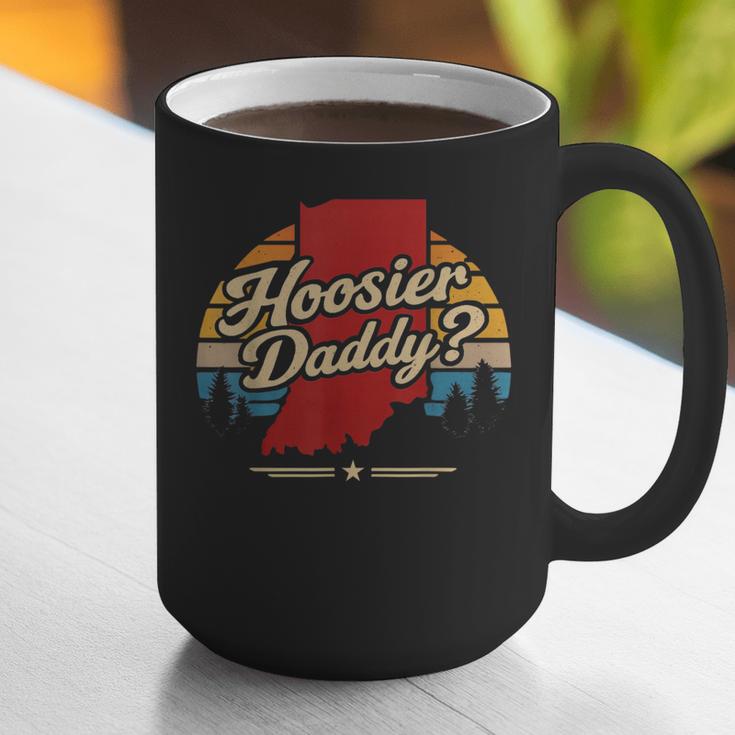 Retro Vintage US States Hoosier Daddy State Outline Desig Graphic Print Coffee Mug Retro Vintage US States Hoosier Daddy State Outline Desig Graphic Print Coffee Mug