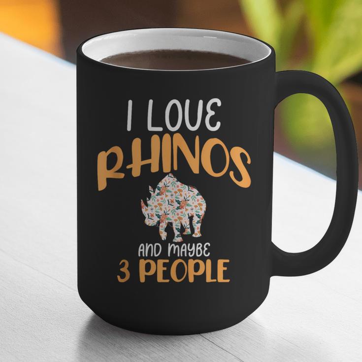 I Like Rhinos And Maybe 3 People Introvert Animal Graphic Print Coffee Mug I Like Rhinos And Maybe 3 People Introvert Animal Graphic Print Coffee Mug