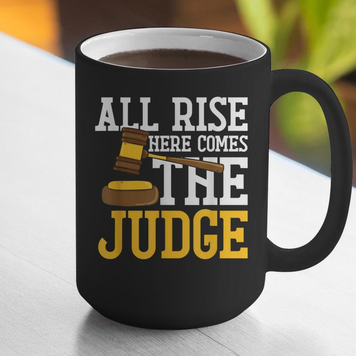 All Rise Here Comes The Judge Lawyer Graduation Quote Graphic Print Coffee Mug