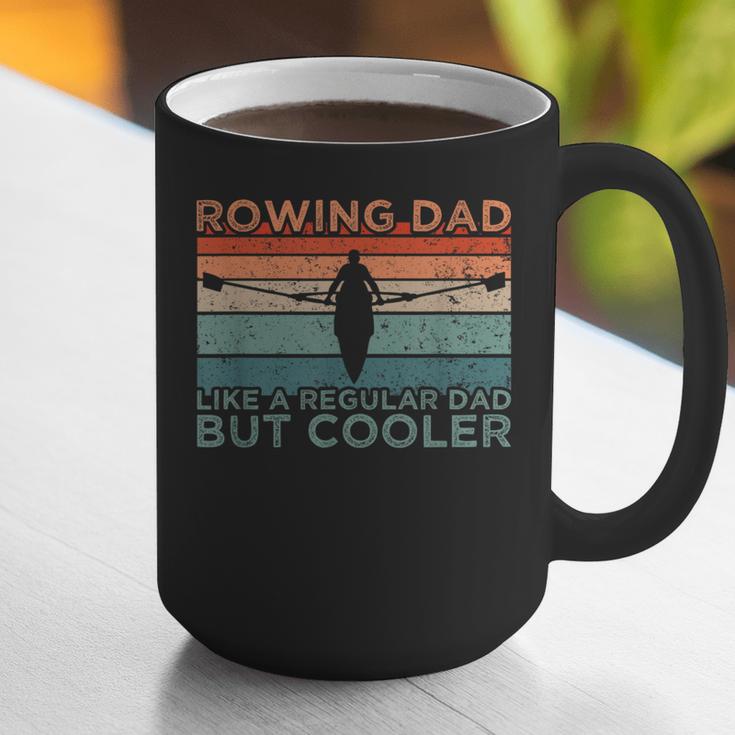 Round Rowing Dad Rudder Graphic Print Coffee Mug