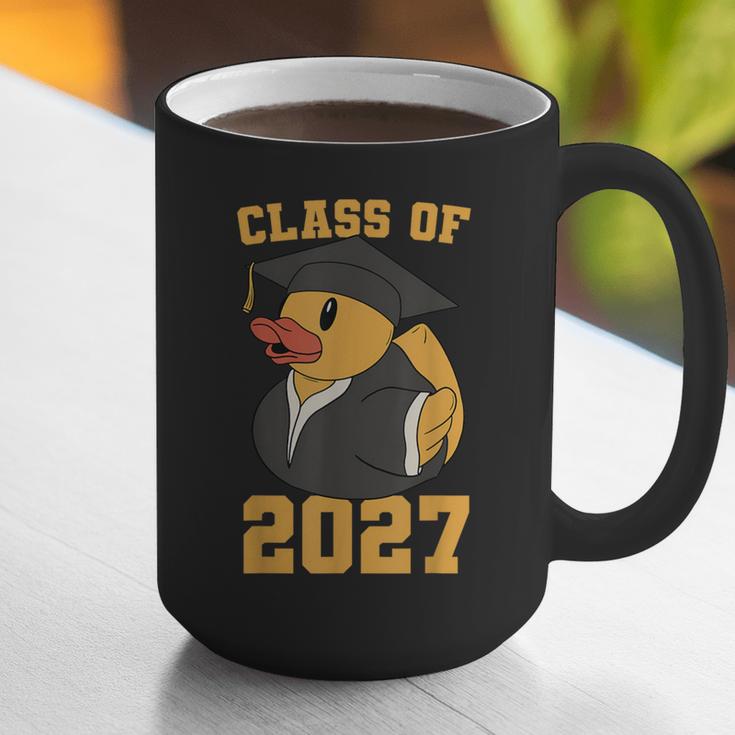 Rubber Duck Class Of 2027 Senior 2027 Graduation Year Senior Graphic Print Coffee Mug