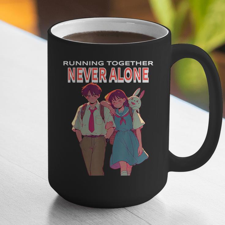 Running Together Always Connected Anime Nostalgia Message Graphic Print Coffee Mug Running Together Always Connected Anime Nostalgia Message Graphic Print Coffee Mug