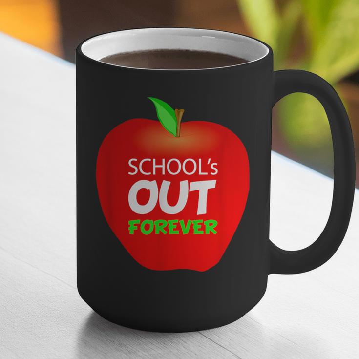 School Is Out Forever Graduation Humor Graphic Print Coffee Mug