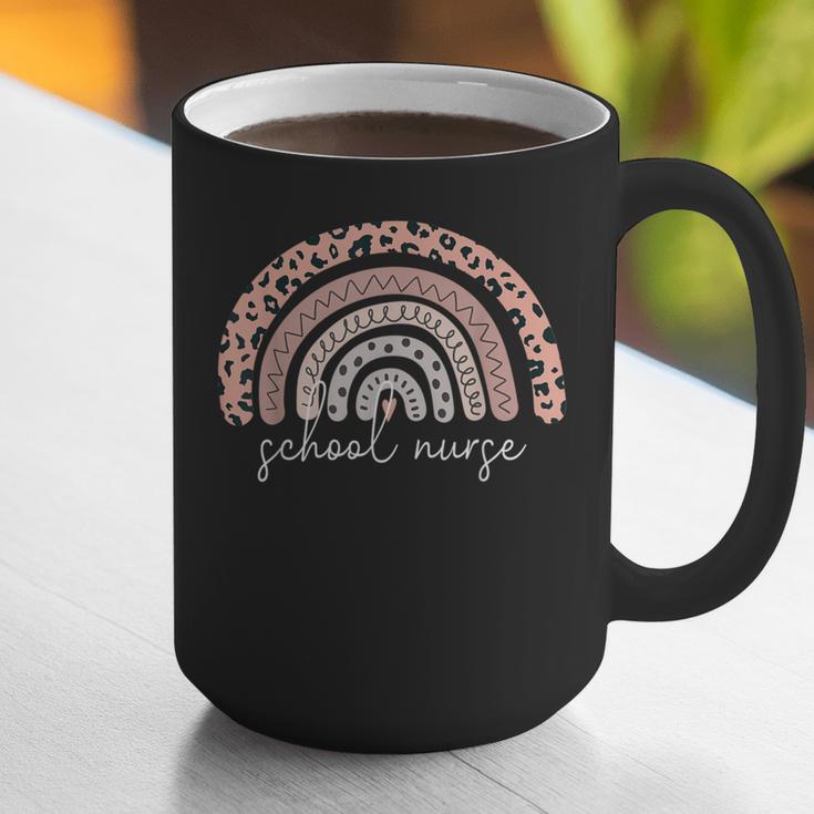 School Nurse Appreciation Rainbow Graduation Medical Nursing Graphic Print Coffee Mug