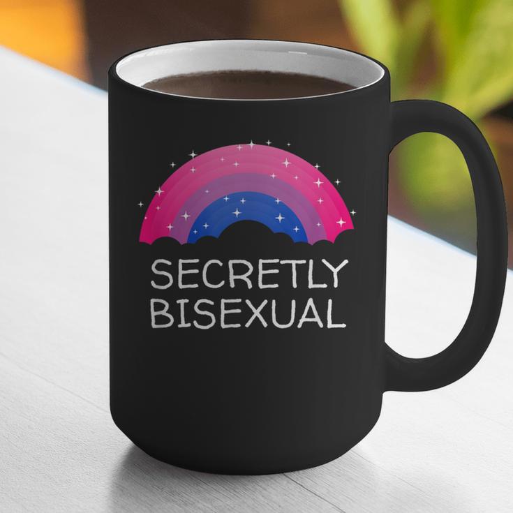 Secretly Bisexual Bi Introvert Bi Pride Antisocial LGBTQ Graphic Print Coffee Mug