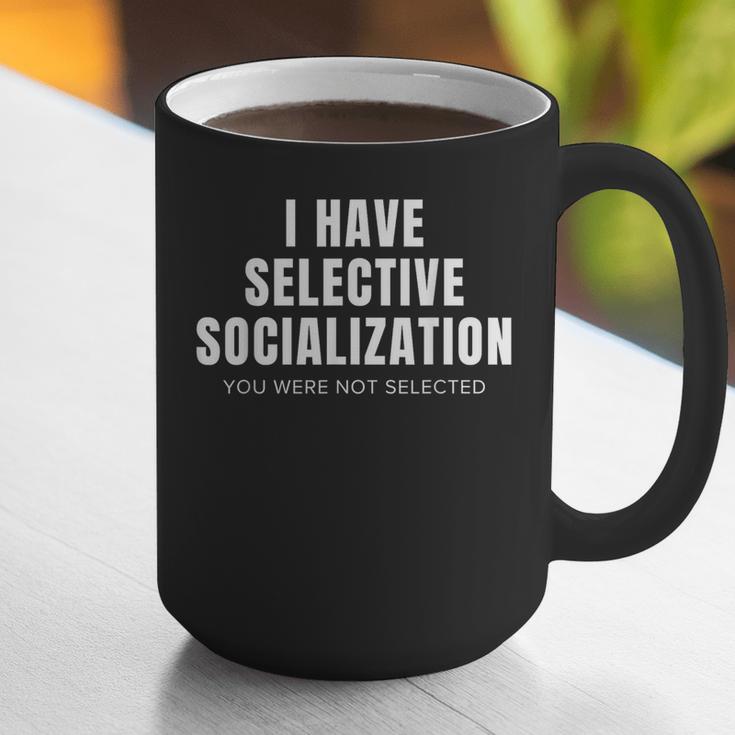 Selective Socialization For Introverts And Shy People Graphic Print Coffee Mug Selective Socialization For Introverts And Shy People Graphic Print Coffee Mug