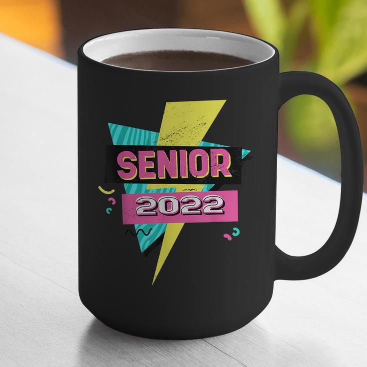 Senior 2022 Graduation Class Of 2022 Retro 90's Graduation Graphic Print Coffee Mug