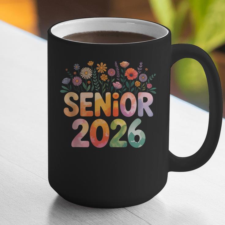 Senior 2026 Groovy Retro Grad Class Of 2026 Graduation Kids Graphic Print Coffee Mug