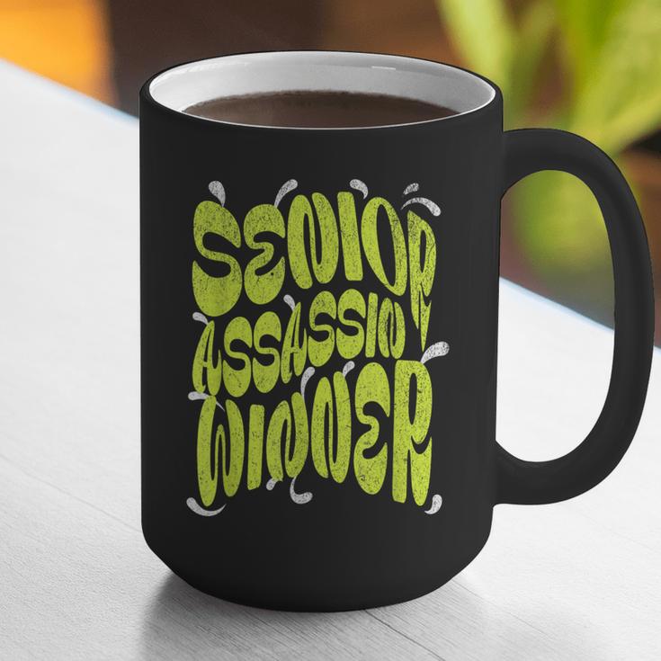 Senior Assassin Winner School Graduation Water Game Graphic Print Coffee Mug