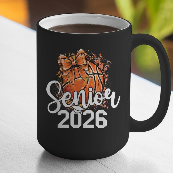 Senior Basketball Class Of 2026 Coquette Graduation Day Graphic Print Coffee Mug