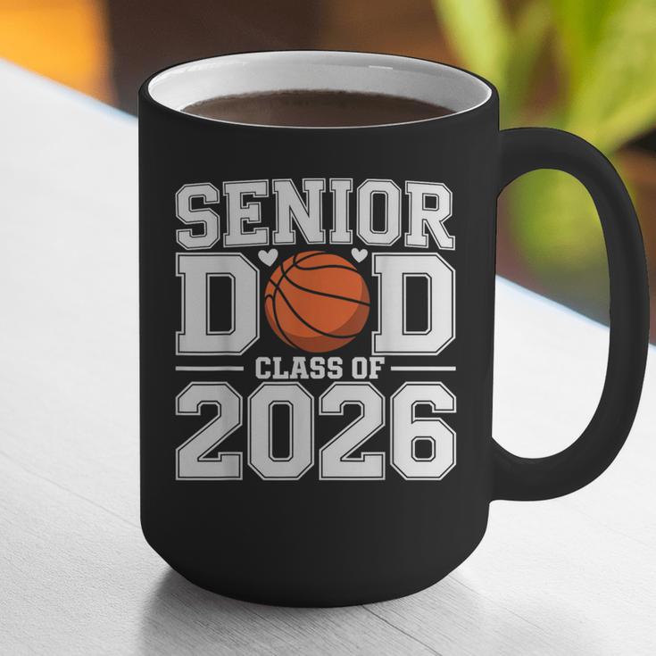 Senior Dad Class Of 2026 Cute Basketball Dad Graduation 2026 Graphic Print Coffee Mug