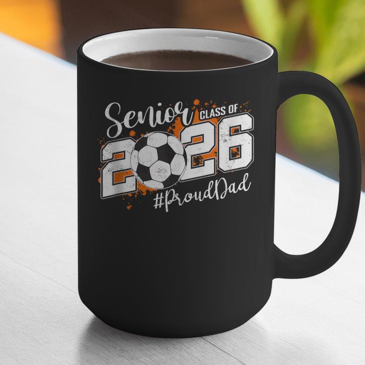 Senior Dad Class Of 2026 Soccer Ball Graduation Graphic Print Coffee Mug