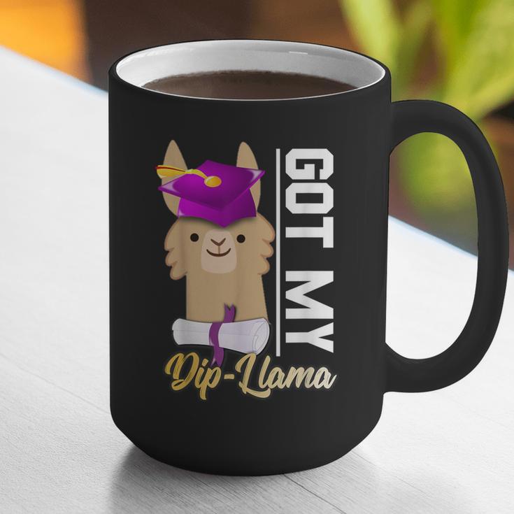 Senior Graduation TShirt 2019 Got My Diploma Llama Pun Shirt Graphic Print Coffee Mug