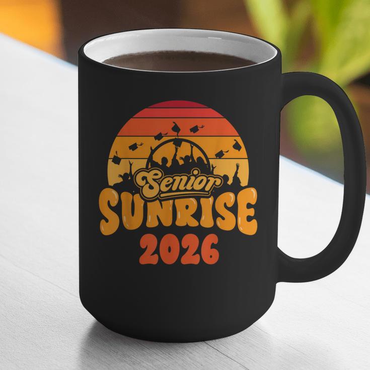 Senior Sunrise Class Of 2026 Graduation Proud Graduate Retro Graphic Print Coffee Mug