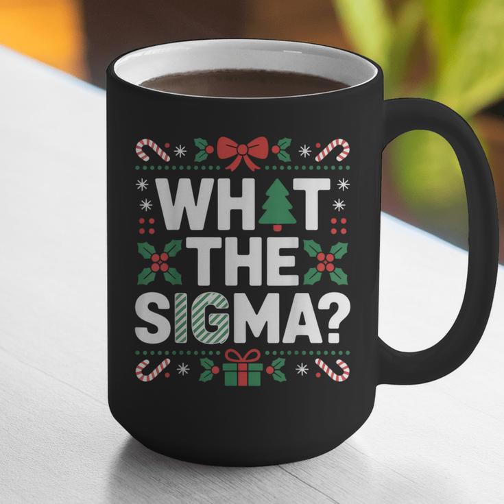 What The Sigma Christmas Party Outfit For Introverts Graphic Print Coffee Mug What The Sigma Christmas Party Outfit For Introverts Graphic Print Coffee Mug