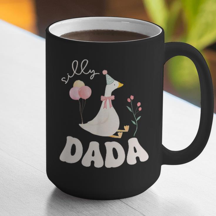 Silly Dada Silly Goose Dad Birthday Family Matching Party Graphic Print Coffee Mug