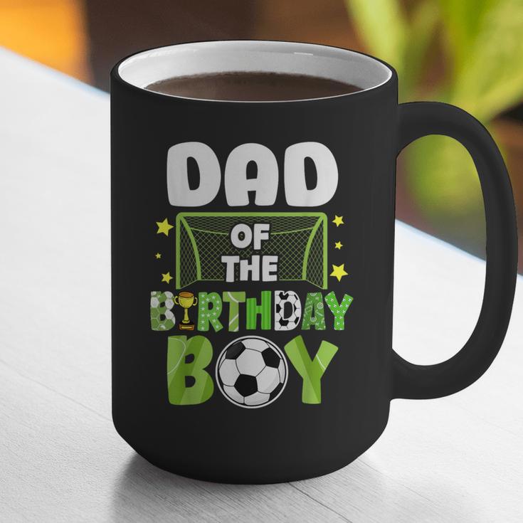 Soccer Dad Birthday Boy Party Soccer Family Matching Graphic Print Coffee Mug