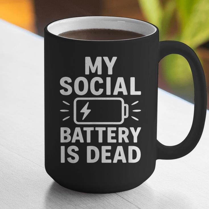 My Social Battery Is Dead Introvert Quote Graphic Print Coffee Mug My Social Battery Is Dead Introvert Quote Graphic Print Coffee Mug