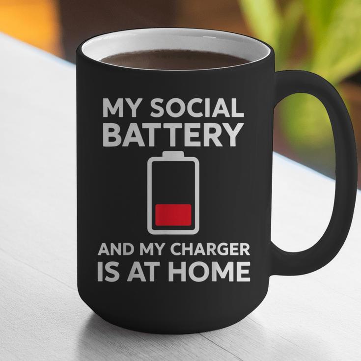 Social Battery Low Charger At Home Antisocial Introvert Graphic Print Coffee Mug Social Battery Low Charger At Home Antisocial Introvert Graphic Print Coffee Mug