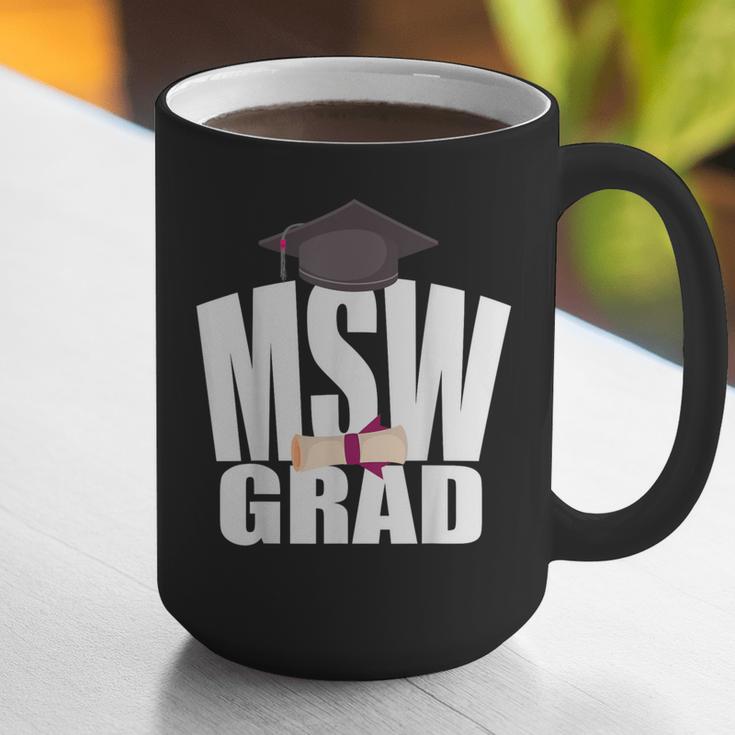 Social Work MSW Graduation Masters Degree Worker 2020 Graphic Print Coffee Mug