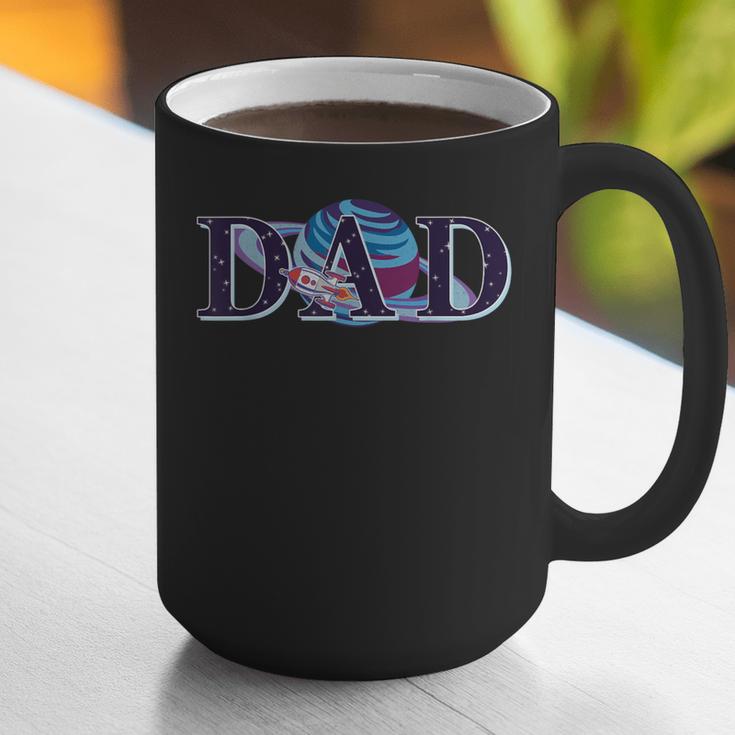 Space Dad Family Matching Mom Space Birthday Theme Party Graphic Print Coffee Mug
