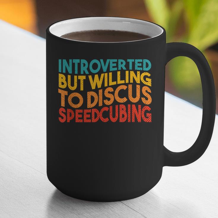 Speedcuber Introvert Cube Solver Speedsolving Speedcubing Graphic Print Coffee Mug