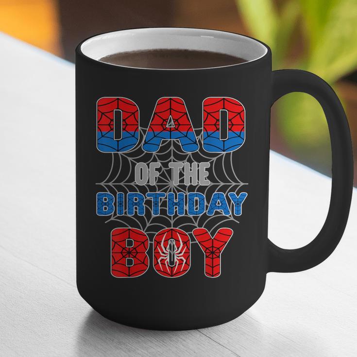 Spider Web Birthday Party Dad Of The Birthday Boy Graphic Print Coffee Mug Spider Web Birthday Party Dad Of The Birthday Boy Graphic Print Coffee Mug