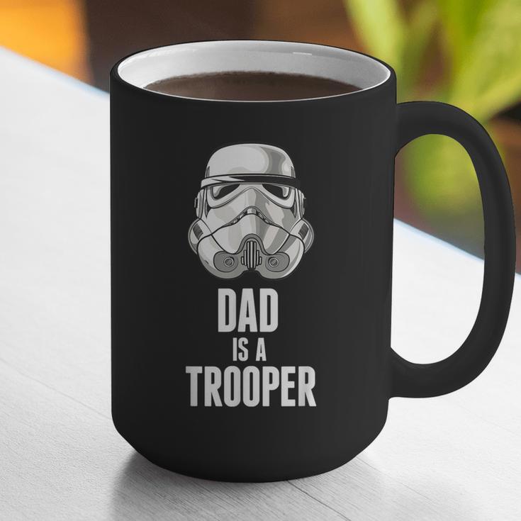 Star Wars Father's Day Stormtrooper Dad Is A Trooper Vintage Graphic Print Coffee Mug Star Wars Father's Day Stormtrooper Dad Is A Trooper Vintage Graphic Print Coffee Mug