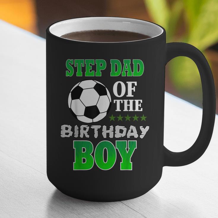 Step Dad Of The Birthday Boy Soccer Stars Outfit Graphic Print Coffee Mug Step Dad Of The Birthday Boy Soccer Stars Outfit Graphic Print Coffee Mug