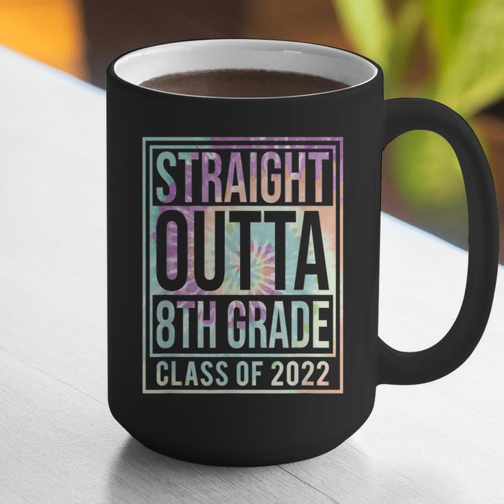 Straight Outta 8th Grade Class Of 2022 School Graduation Graphic Print Coffee Mug