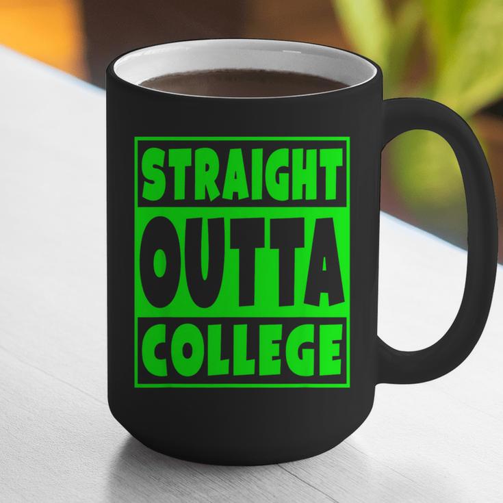 Straight Outta College 2018 Graduation Graphic Print Coffee Mug