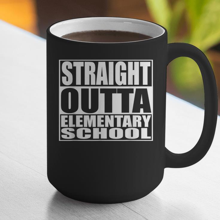 Straight Outta Elementary School Graduation Graphic Print Coffee Mug