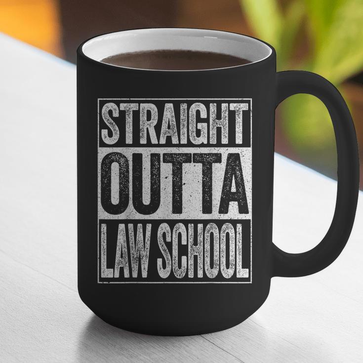Straight Outta Law School Shirt Lawyer Graduation Graphic Print Coffee Mug