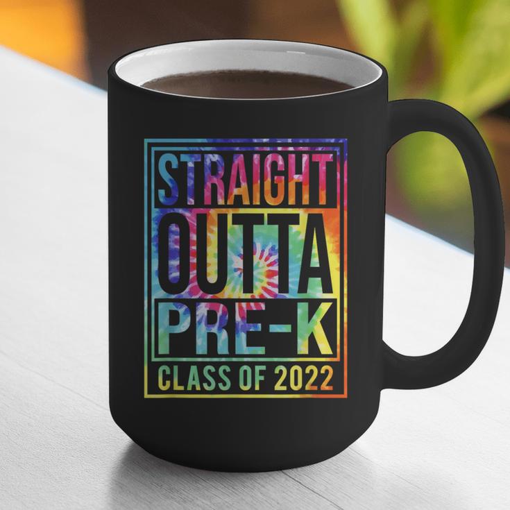Straight Outta Pre-K Class Of 2022 Preschool Graduation Graphic Print Coffee Mug