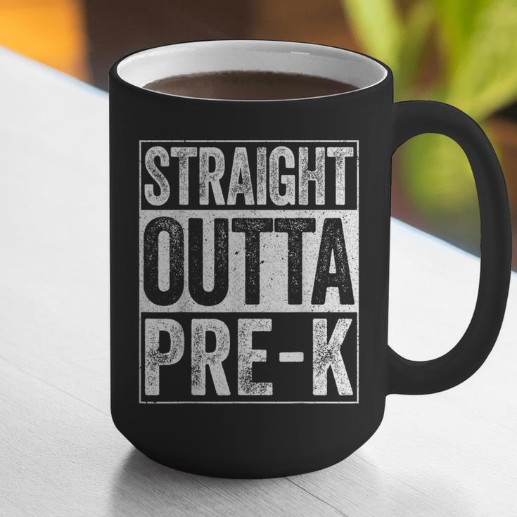 Straight Outta Pre-K Shirt Preschool Boy Girl Graduation Graphic Print Coffee Mug