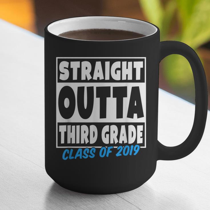 Straight Outta Third Grade Class Of 2019 Graduation Graphic Print Coffee Mug