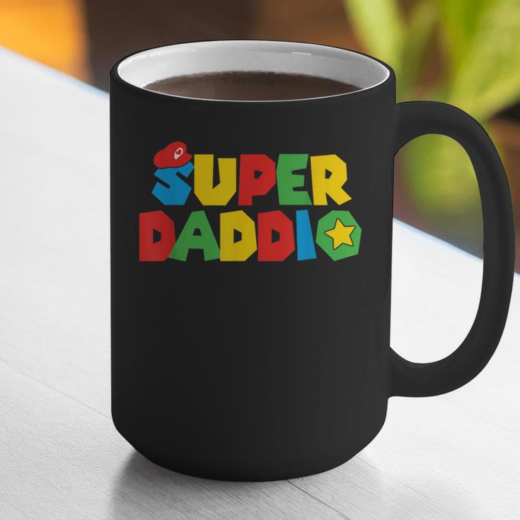 Super Gamer Dad Unleashed Celebrating Fatherly Powers Graphic Print Coffee Mug