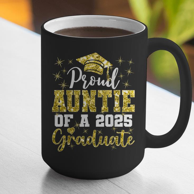 Super Proud Auntie Of 2025 Graduate Senior Graduation Family Graphic Print Coffee Mug