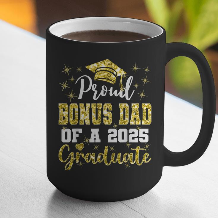 Super Proud Bonus Dad Of 2025 Graduate Graduation Family Graphic Print Coffee Mug